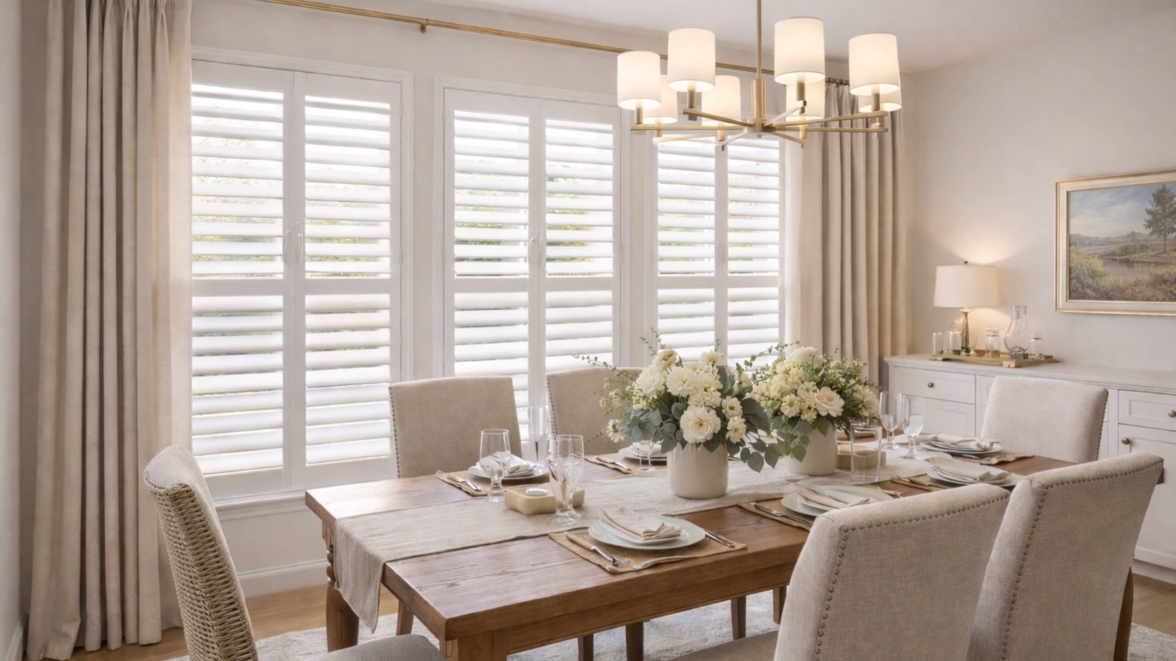 Custom Drapery and Sheers - custom window treatment installed in a Sonoma County home by Discount Best Blinds and Shutters, Santa Rosa CA 95407