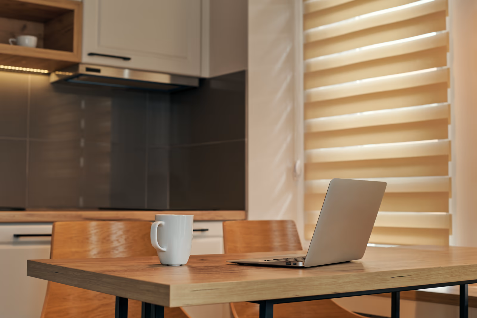 Home Office window treatments in Sonoma County