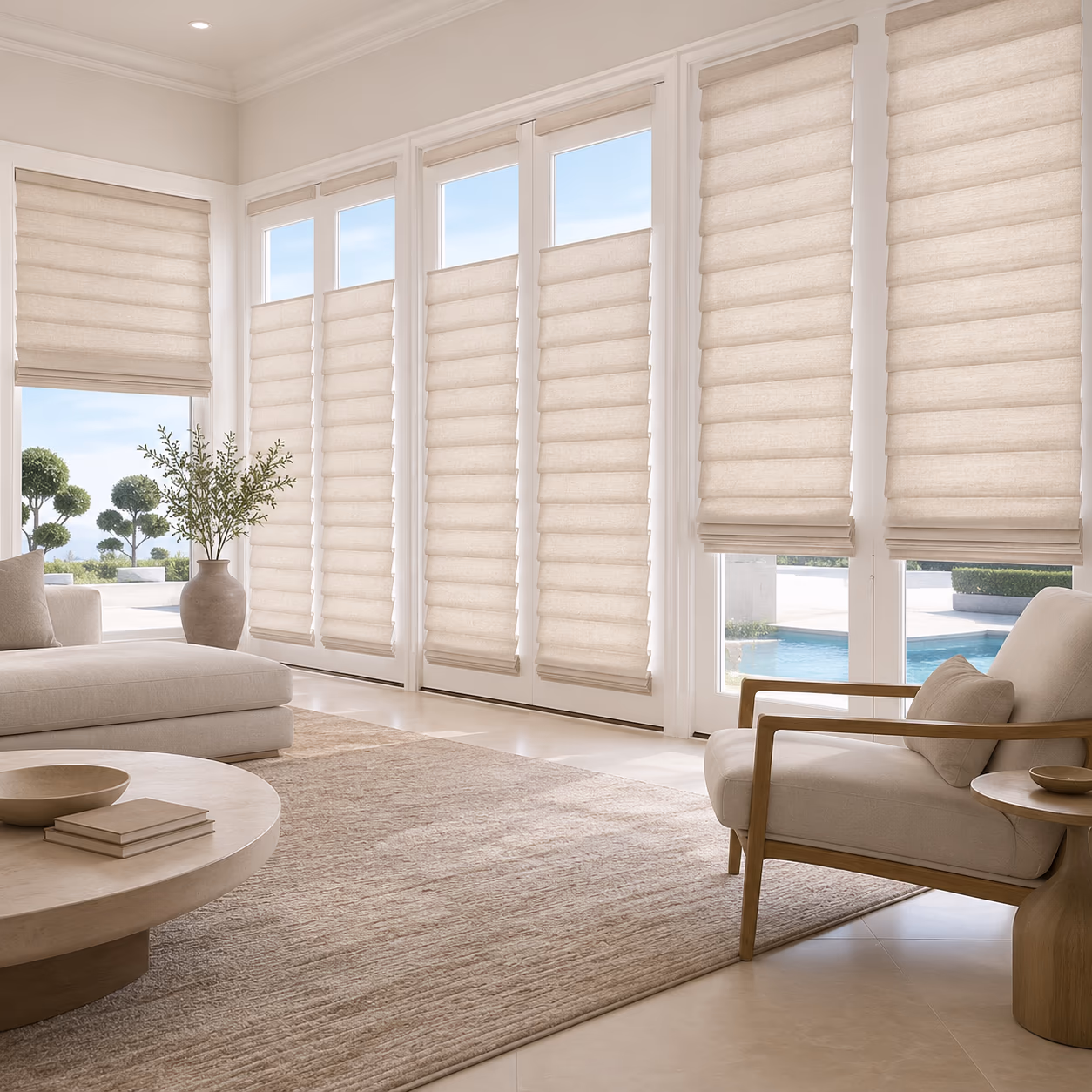Vignette® Modern Roman Shades